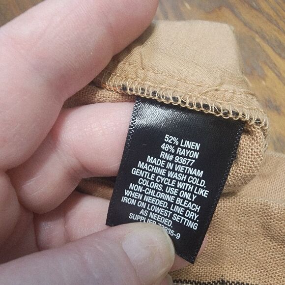 Worthington Trouser Pants 4  Striped High Waisted Wide Leg Dressy Work Teacher - Picture 5 of 6